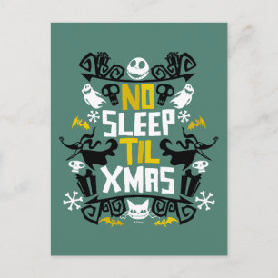 Carte Postale Jack & Zero - Pas de sommeil jusqu'à Noël