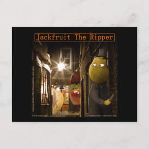 Carte Postale Jackfruit le Ripper Drôle Rick Londres