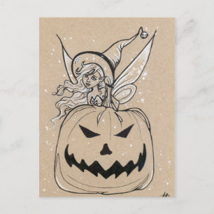 Carte postale Jackolatern Fairy Halloween