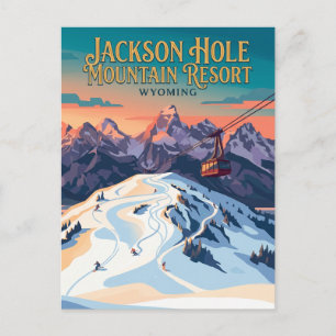 Carte Postale Jackson Hole Mountain Resort États-Unis