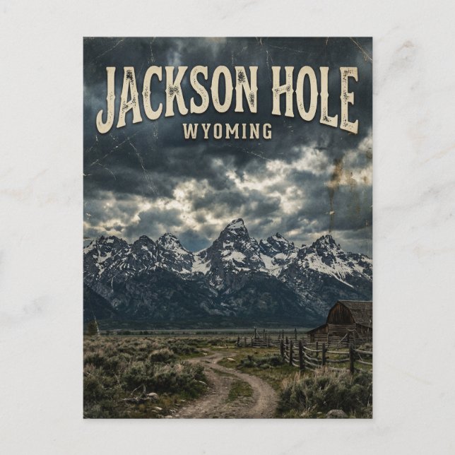 Carte Postale Jackson Hole Wyoming (Devant)
