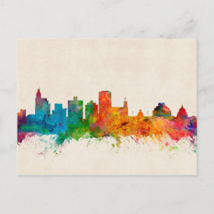 Carte Postale Jackson Mississippi Skyline