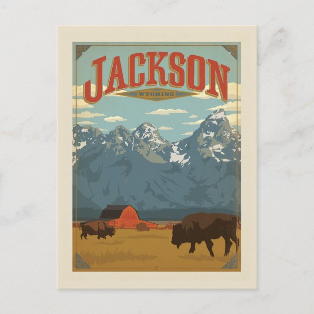 Carte Postale Jackson | Wyoming (Devant)