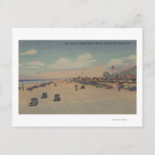 Carte Postale Jacksonville Beach, FL - L'Océan le plus étendu du