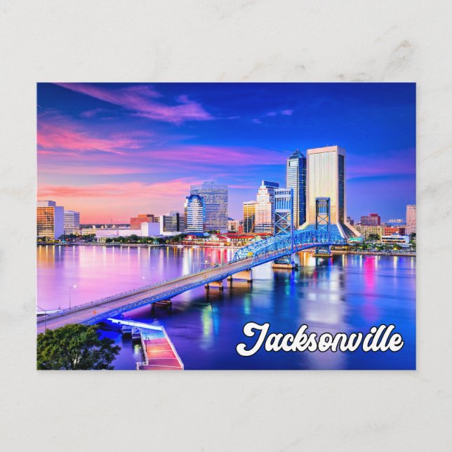 Carte Postale Jacksonville, Floride, États-Unis (Devant)