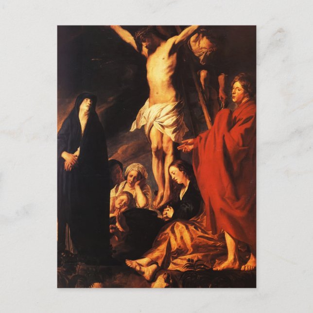 Carte Postale Jacob Jordaens - Christ en croix (Devant)