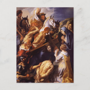 Carte Postale Jacob Jordaens - Christ portant la croix