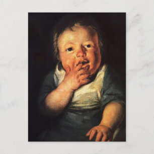 Carte Postale Jacob Jordaens - Etude d'un petit enfant