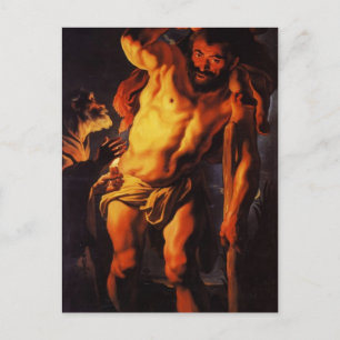 Carte Postale Jacob Jordaens - Saint Christopher portant un enfa