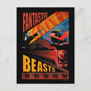 Carte Postale Jacob Kowalski Fantastic Beasts Affiche Vintage