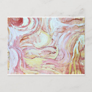 Carte Postale Jacob lutte avec l'ange (peinture abstraite)