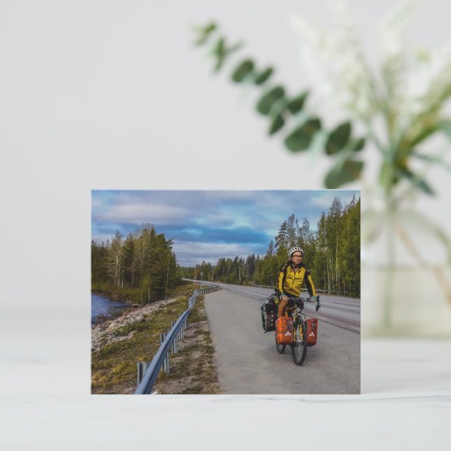 Carte Postale Jacob Riley Créateur, Voyageur (Debout devant)
