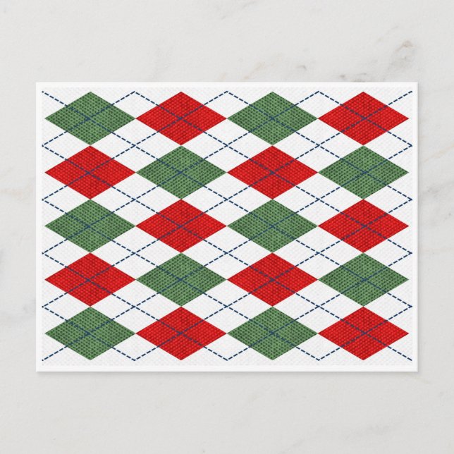 Carte Postale Jacquard de Noël (Devant)
