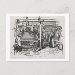 Carte Postale Jacquard Power Looms (gravure)