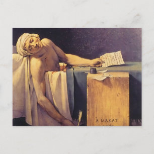 Carte Postale Jacques-Louis David Décès De Marat