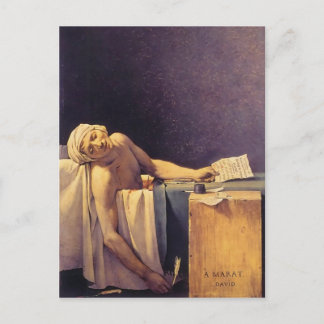 Carte Postale Jacques-Louis David Décès De Marat