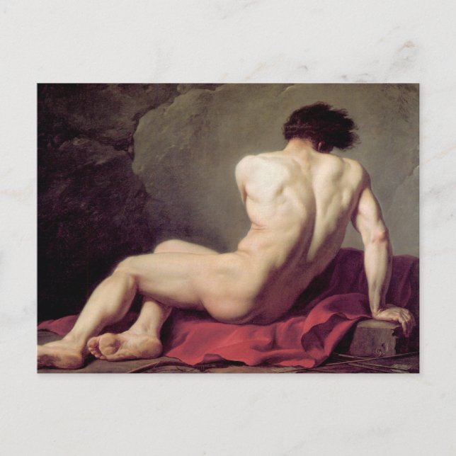 Carte Postale Jacques-Louis David - Patrocles (Devant)