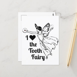 Carte Postale J'adore la petite souris !