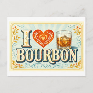 Carte Postale "J'adore le Bourbon"
