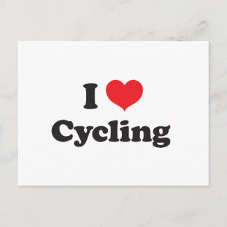 Carte Postale J'adore le vélo