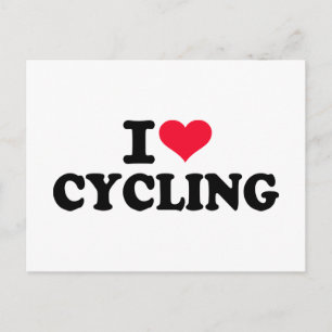 Carte Postale J'adore le vélo