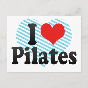 Carte Postale J'adore les Pilates