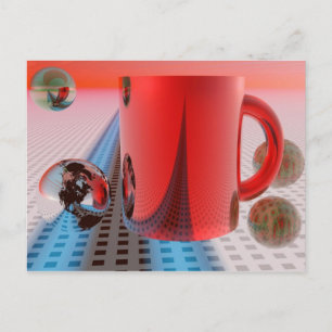 Carte Postale J'adore mon café du matin