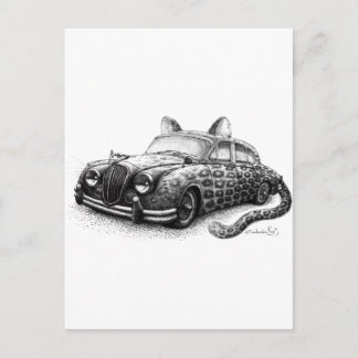 Carte Postale Jaguar