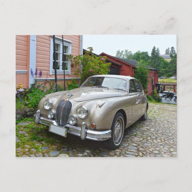 Carte Postale Jaguar Mark 2 à Porvoo, Finlande (Devant)