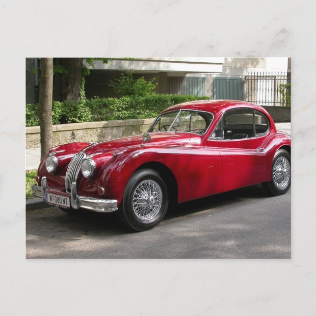 Carte Postale Jaguar XK 120 FHC (Devant)
