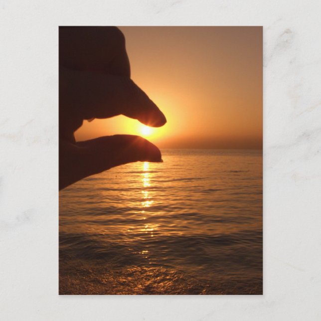 Carte Postale J'ai attrapé le soleil pour toi (Devant)