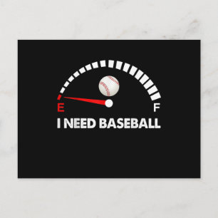 Carte Postale J'Ai Besoin De Baseball