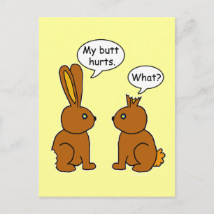 Carte Postale J'Ai Blessé Le Mur ! - Quoi ?