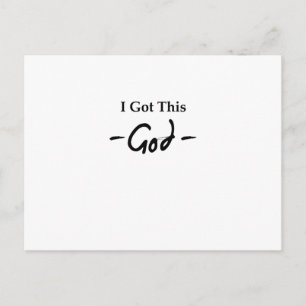 Carte Postale J'Ai Ce Dieu De Jésus-Christ