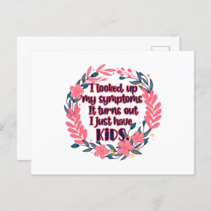 Carte Postale J'Ai Cherché Mes Symptômes Il S'Avère Que J'Ai Des