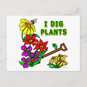 Carte Postale J'Ai Creg Plante Gardener Dit