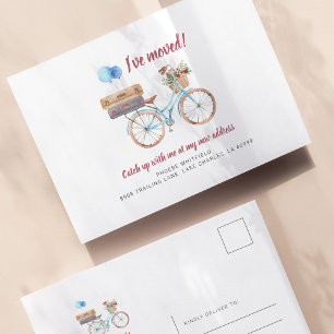 Carte Postale J'ai déplacé le changement d'adresse Faire-part de
