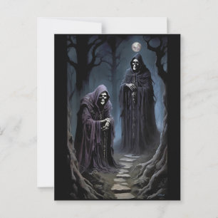 Carte Postale J'ai des frissons au clair de lune pâle