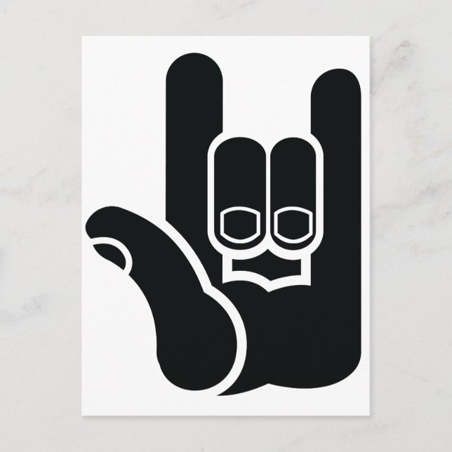 Carte Postale J'ai du rock (Devant)