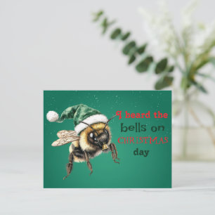 Carte Postale J'ai entendu les cloches le jour de Noël