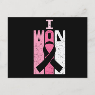 Carte Postale J'ai gagné la sensibilisation au cancer du sein Su