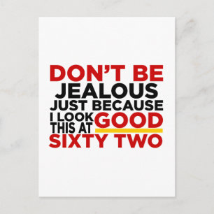 Carte Postale J'Ai L'Air Bon À 62 Designs Anniversaires