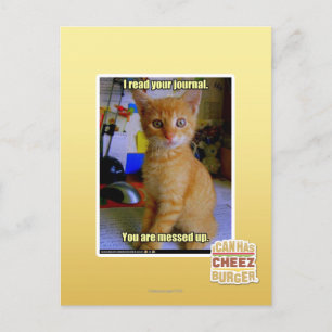 Carte Postale J'ai lu votre journal