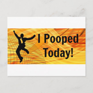 Carte Postale J'Ai Poopé Aujourd'Hui !