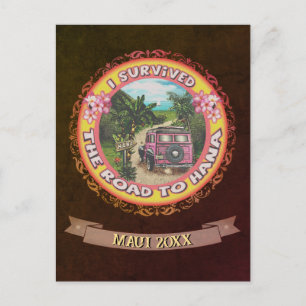 Carte Postale J'ai survécu à Road to Hana Postcard