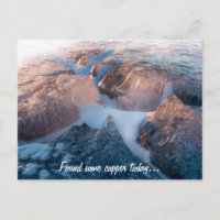 J'ai trouvé du cuivre aujourd'hui CC0678 Postcard
