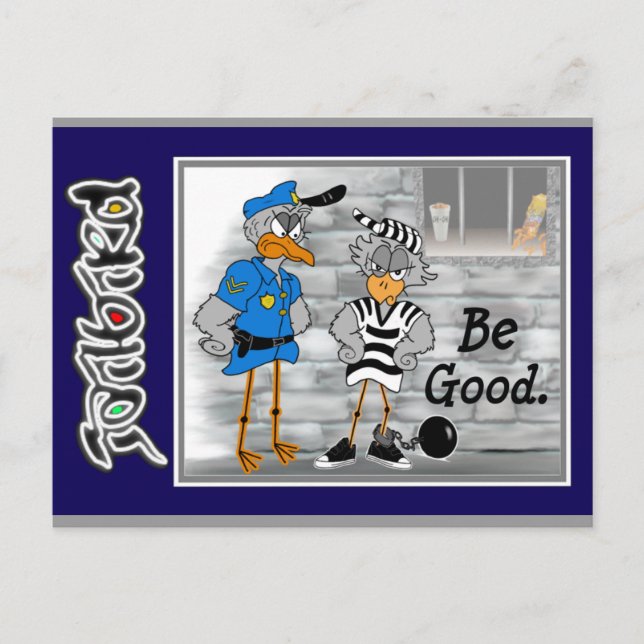 Carte Postale Jailbird Postcard (Devant)