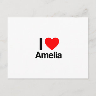 Carte Postale j'aime amélie
