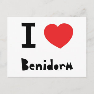 Carte Postale J'aime Benidorm