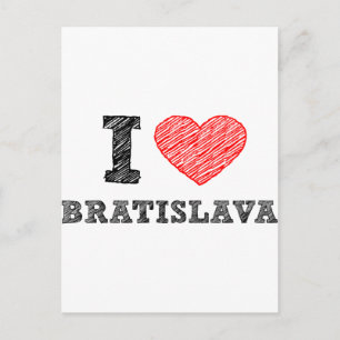 Carte Postale J'aime Bratislava